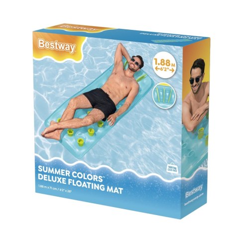 Materac Dmuchany Do Pływania Basenu Niebieski Bestway 43015 Bestway