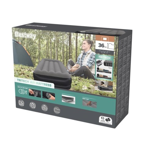 Materac Dmuchany Jednoosobowy Tritech Air Mattress 191x97cm Bestway 671BT Bestway