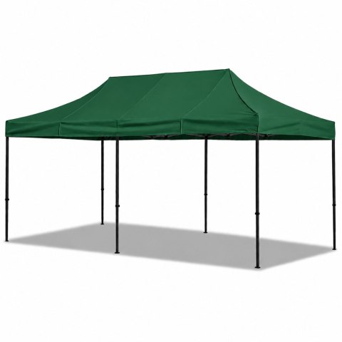 Namiot Ekspresowy Ogrodowy Cateringowy Pawilon Handlowy Zielony 3x6 M LEAN