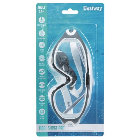 Okulary Do Pływania Regulowane Czarno-Białe Bestway 21194 Bestway