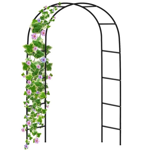 Pergola Ogrodowa Metalowa Na Rośliny Podpora Do Pnączy Łuk 240x140 cm LEAN