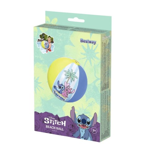 Piłka Plażowa Dmuchana Dla Dzieci Stitch Beach Ball Bestway 51 cm 9104T Bestway