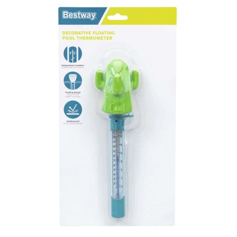 Termometr Pływający Do Basenu Spa Kaktus Zielony Bestway 58763 Bestway