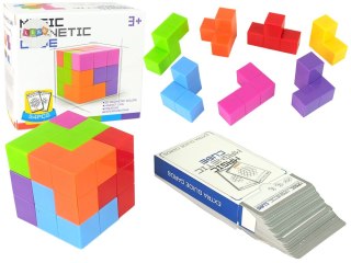 Magiczna Kostka Do Układania Magnetyczna 7 El. LEAN Toys