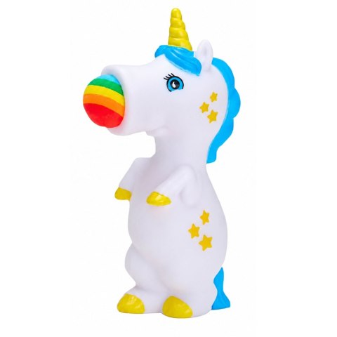 Gumowy Strzelający Piłkami Jednorożec Wyrzutnia Dla Dzieci 5 szt. Piłek LEAN TOYS