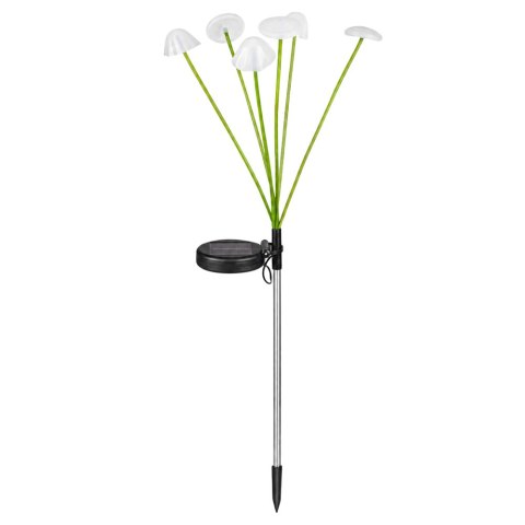 Lampka Solarna Ogrodowa Dekoracyjna Grzybki Ciepłe Światło LED 70cm LEAN