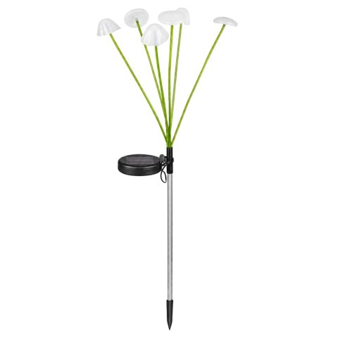 Lampka Solarna Ogrodowa Dekoracyjna Grzybki Ciepłe Światło LED 70cm LEAN