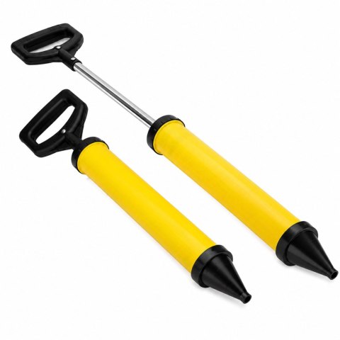 Pompka Do Fugowania Wyciskacz Budowlany Mas Betonu Silikonu 4 Końcówek 60cm LEAN