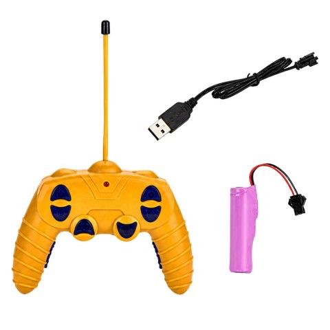 Dźwig Żuraw Budowlany Zdalnie Sterowany RC Przewodowy Obrót 360° 71 cm LEAN Toys
