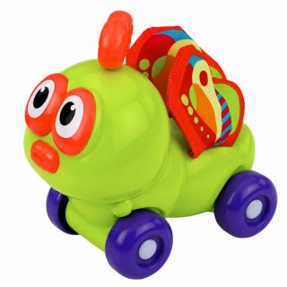 Interaktywna Zabawka Autko Pszczółka Sensoryczna Dla Malucha Zielona LEAN TOYS