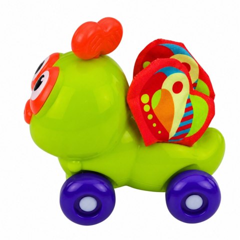 Interaktywna Zabawka Autko Pszczółka Sensoryczna Dla Malucha Zielona LEAN TOYS