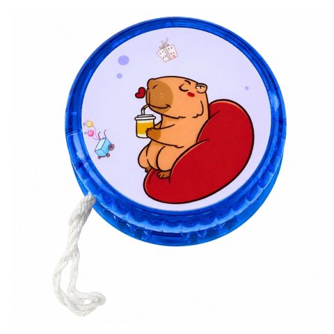 Jojo Kapibara Zabawka Zręcznościowa Świecące Kolorowe Yo-Yo 5,5 cm LEAN TOYS