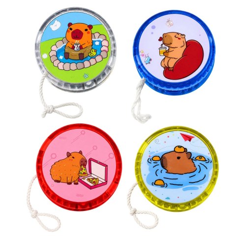 Jojo Kapibara Zabawka Zręcznościowa Świecące Kolorowe Yo-Yo 5,5 cm LEAN TOYS