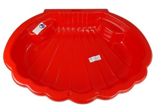 Piaskownica Basen Dla Dzieci 2w1 Muszelka Czerwona 110cm 2075 Dorex