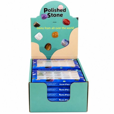 Zestaw Minerały Półszlachetne Kamienie Kolekcjonerskie Edukacyjne 20 szt. LEAN TOYS