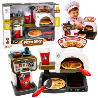 Zestaw Pizzeria Piec Do Pizzy Ekspres do Kawy Akcesoria Sklep LEAN Toys