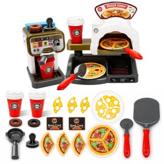 Zestaw Pizzeria Piec Do Pizzy Ekspres do Kawy Akcesoria Sklep LEAN Toys