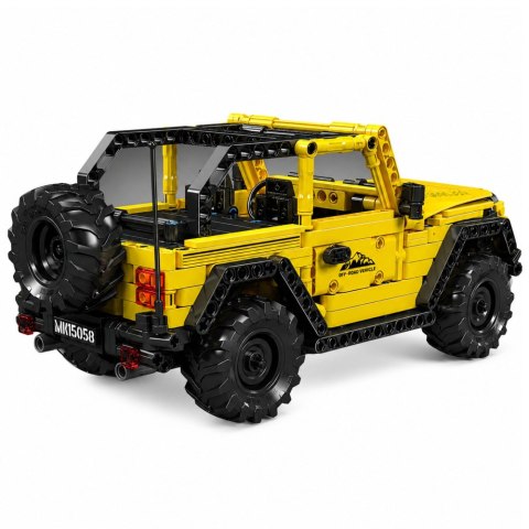 Klocki Konstrukcyjne Auto Samochód Terenowy Wrangler Żółty 746 el. LEAN Toys