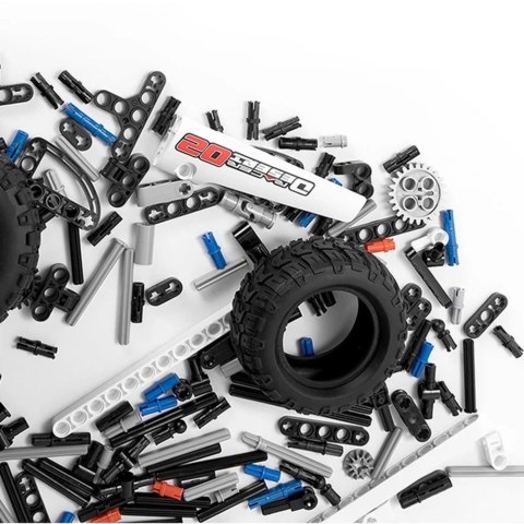 Klocki Konstrukcyjne Auto Terenowe Zdalnie Sterowane RC 4x4 Off Road 409 el. LEAN Toys