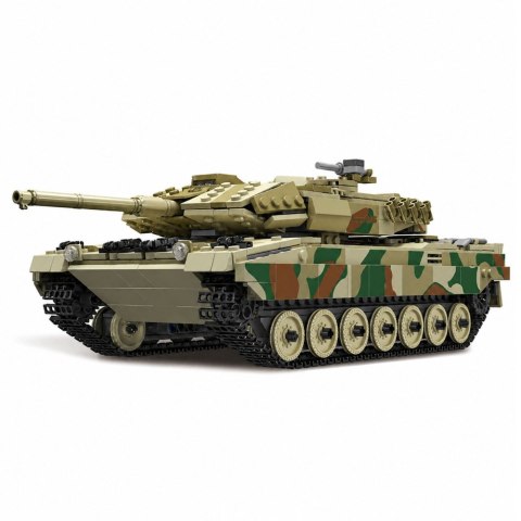 Klocki Konstrukcyjne Czołg Wojskowy Leopard Zdalnie Sterowany RC 1100 el. LEAN Toys