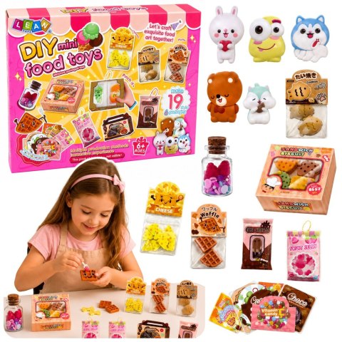 Zestaw Kreatywny DIY Tworzenie Dekorowanie Squishy Mini Słodycze Przekąski LEAN Toys
