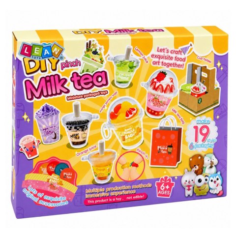 Zestaw Kreatywny DIY Tworzenie Dekorowanie Squishy Napoje Mleczne LEAN Toys