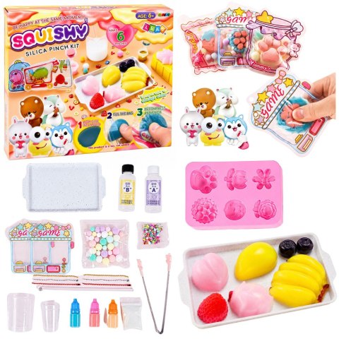 Zestaw Kreatywny Plastyczny Tworzenie Ozdobne Squishy Owoce DIY LEAN Toys
