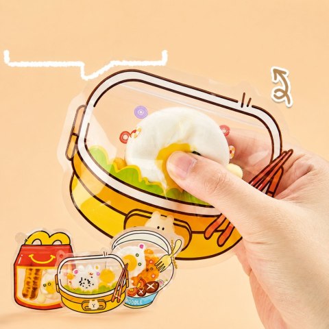 Zestaw Kreatywny Plastyczny Tworzenie Squish Ozdobne Jedzenie Śniadanie DIY LEAN Toys