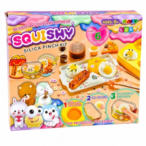 Zestaw Kreatywny Plastyczny Tworzenie Squish Ozdobne Jedzenie Śniadanie DIY LEAN Toys