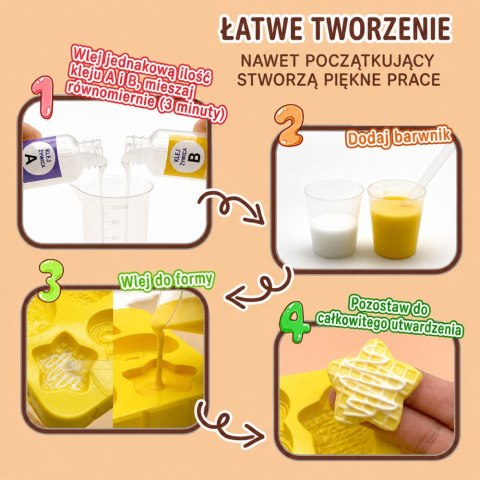 Zestaw Kreatywny Plastyczny Tworzenie Squishy Ozdobne Ciastka DIY LEAN Toys