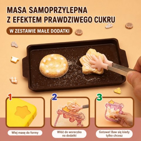 Zestaw Kreatywny Plastyczny Tworzenie Squishy Ozdobne Ciastka DIY LEAN Toys