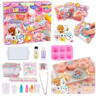 Zestaw Kreatywny Plastyczny Tworzenie Squishy Ozdobne Deserki Kwiatki DIY LEAN Toys