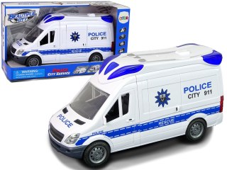 Interaktywna Policja Radiowóz Policyjny Światło Dźwięk Otwierane Drzwi LEAN Toys