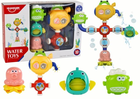 Zabawka Wodna Do Kąpieli Przelewowa Robot Przyssawki LEAN Toys