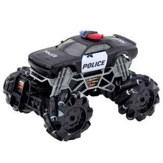 Samochód Terenowy Policyjny Zdalnie Sterowany RC Światła Efekt Dymny 1:16 LEAN Toys